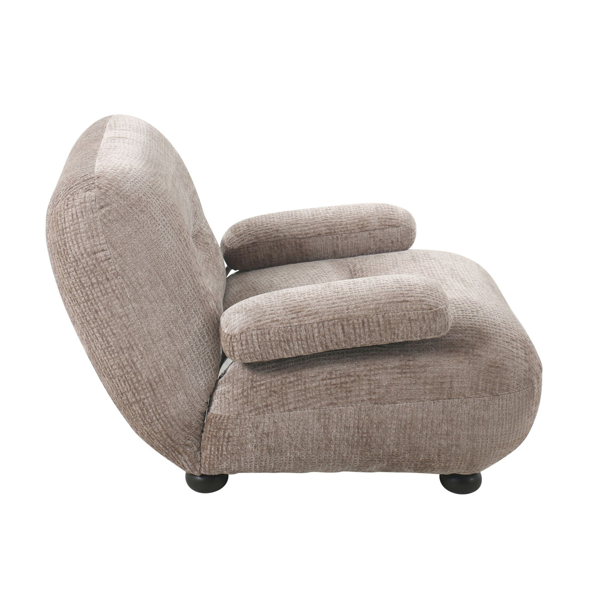 Kenner Arm Chair Taupe Grid – Early Settler NZ