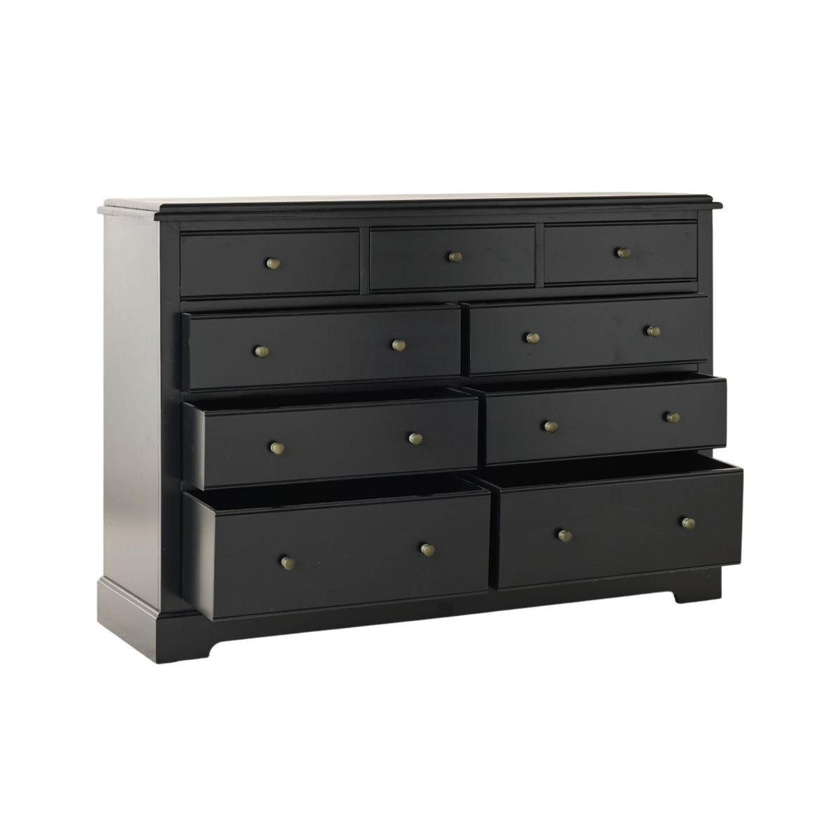 Clover 9 Drawer Chest Black Early Settler NZ Clover 9 Drawer Chest Black Early Settler NZ