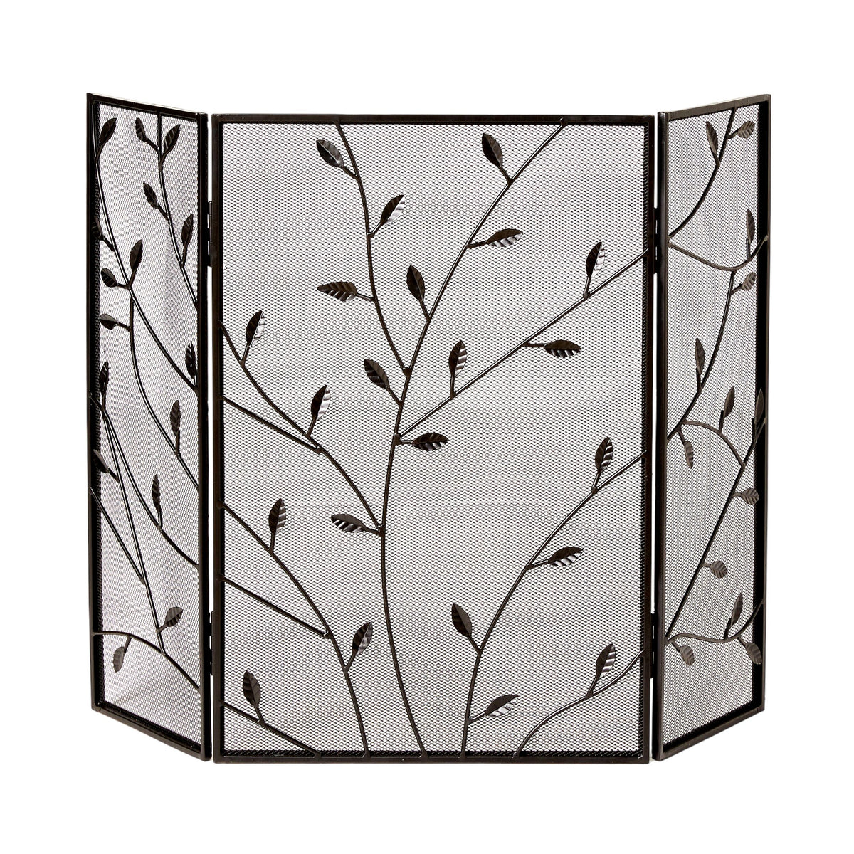 Bethel Fire Screen Black 76x1x100cm Early Settler NZ