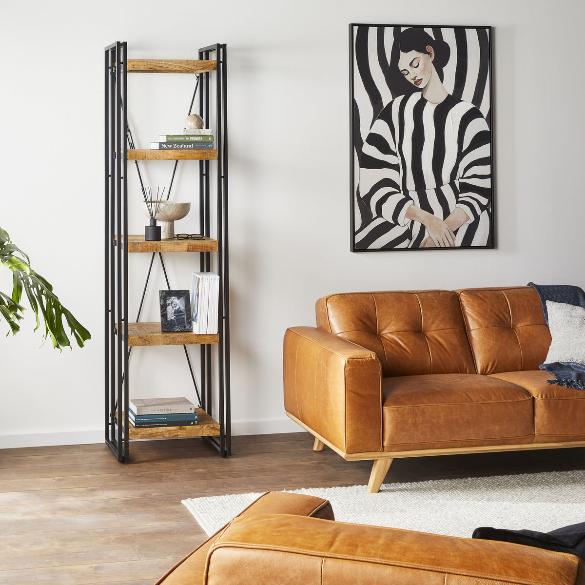 Fulham Narrow Shelving Unit 210 x 56cm Early Settler NZ