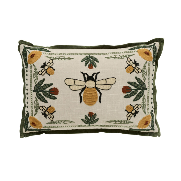 Stitch Bee Bloom Cushion 40x60cm