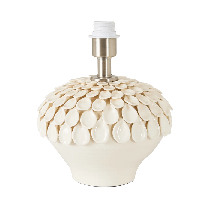 Petra Table Lamp White Base Only 24x18cm
