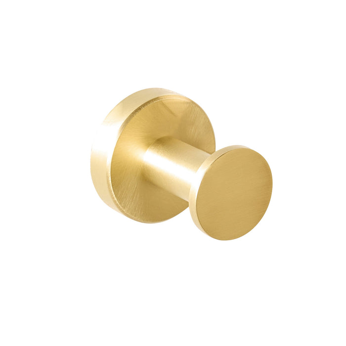 Harper Robe Hook Brushed Brass