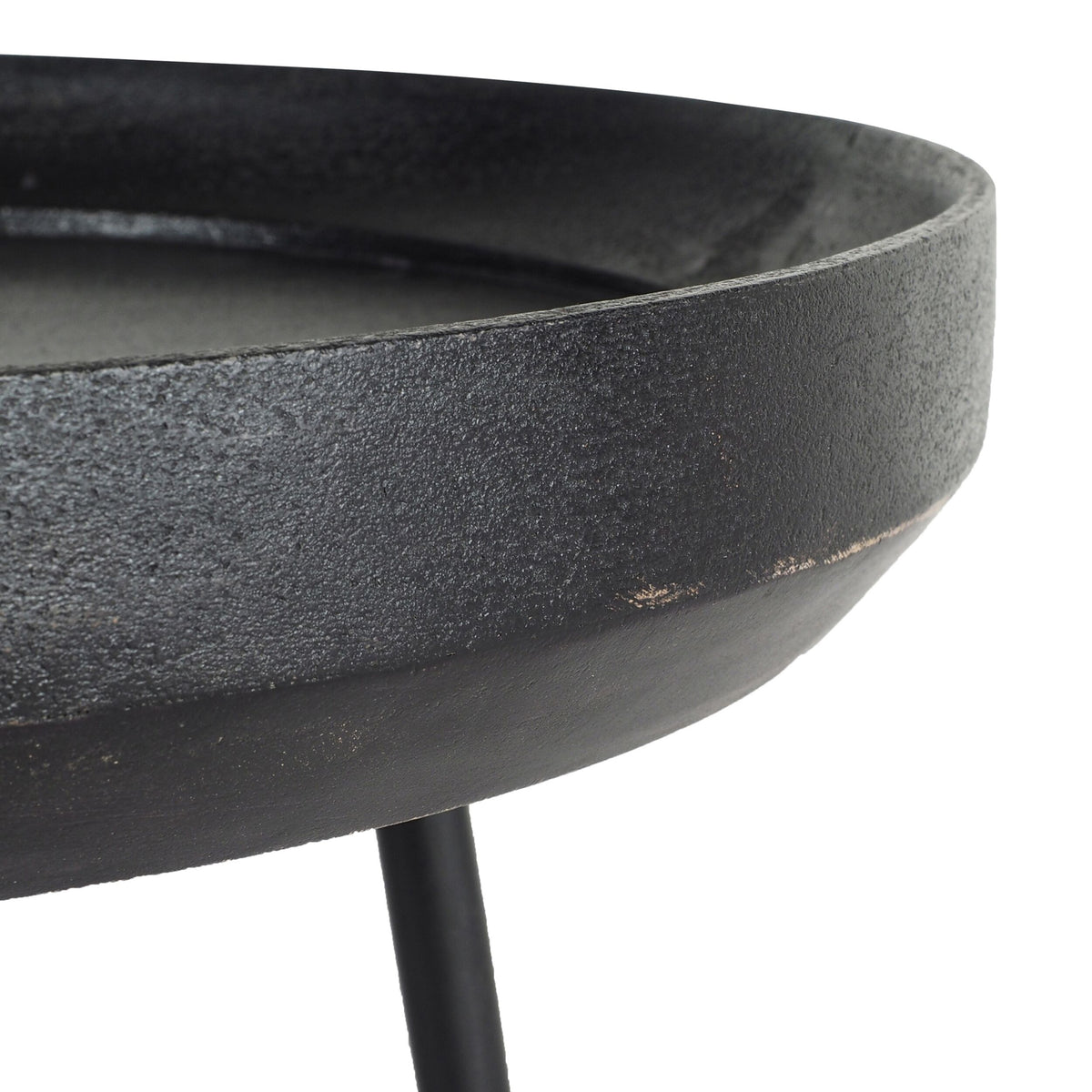 Luna Round Side Table Black Early Settler NZ