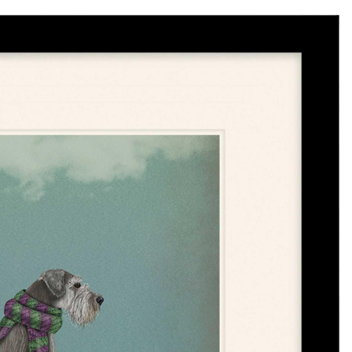Schnauzers On Bike Print 41x41cm – Early Settler NZ