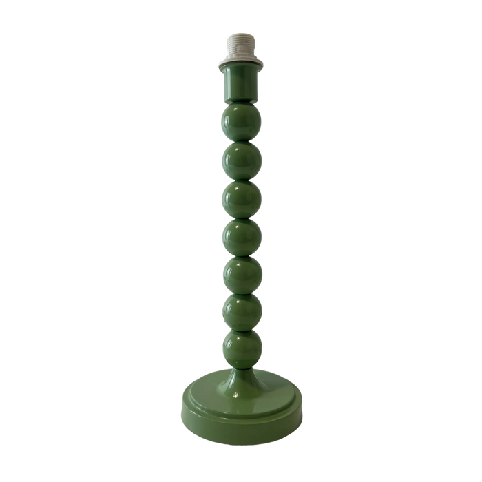Carousel Metal Table Lamp Base Green 31cm