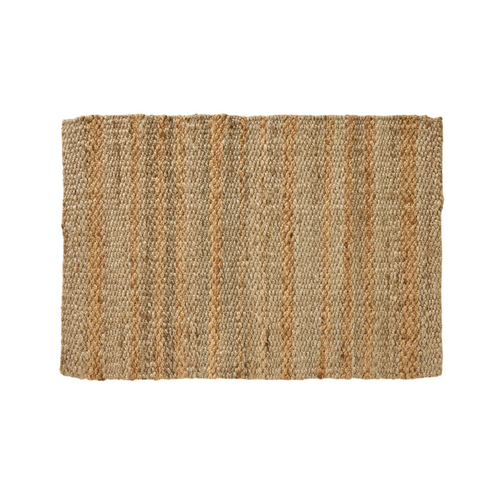 Natural Stripe Jute Doormat 60x90cm
