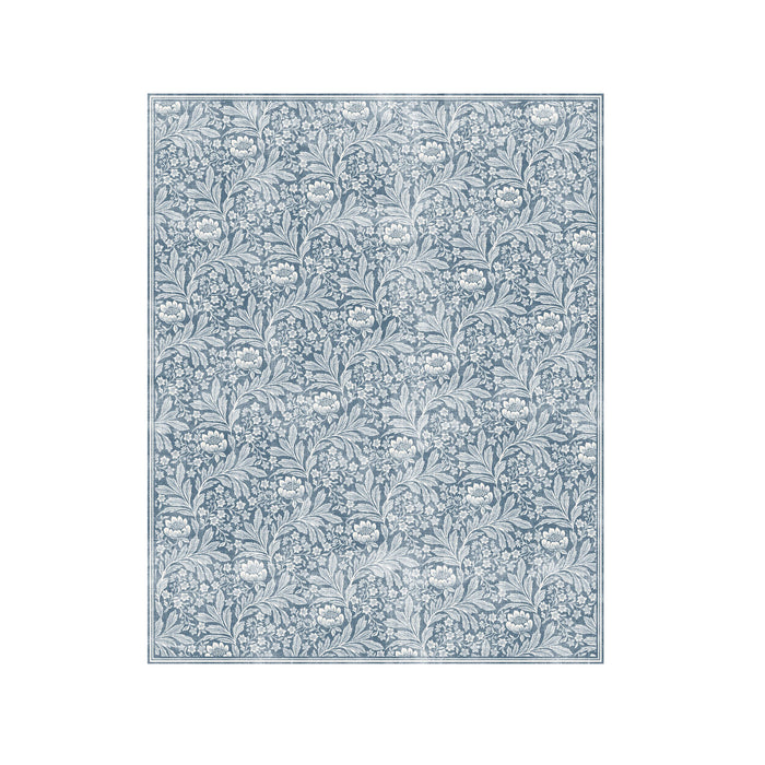 Florentine Silky Soft Washable Rug Blue 240x300cm