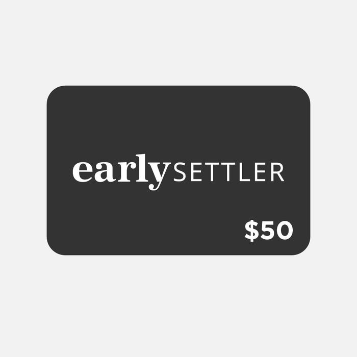 $50 Early Settler e-Gift Card