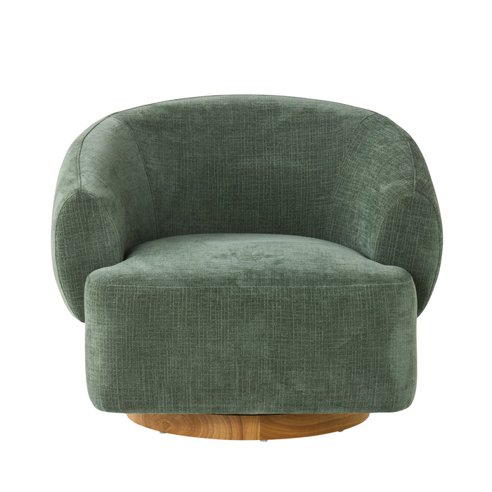 Lyra Swivel Occasional Chair Solace Moss