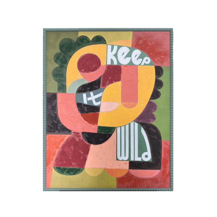 Wildkind Puzzle Pop Textured Framed Artwork 80x100cm