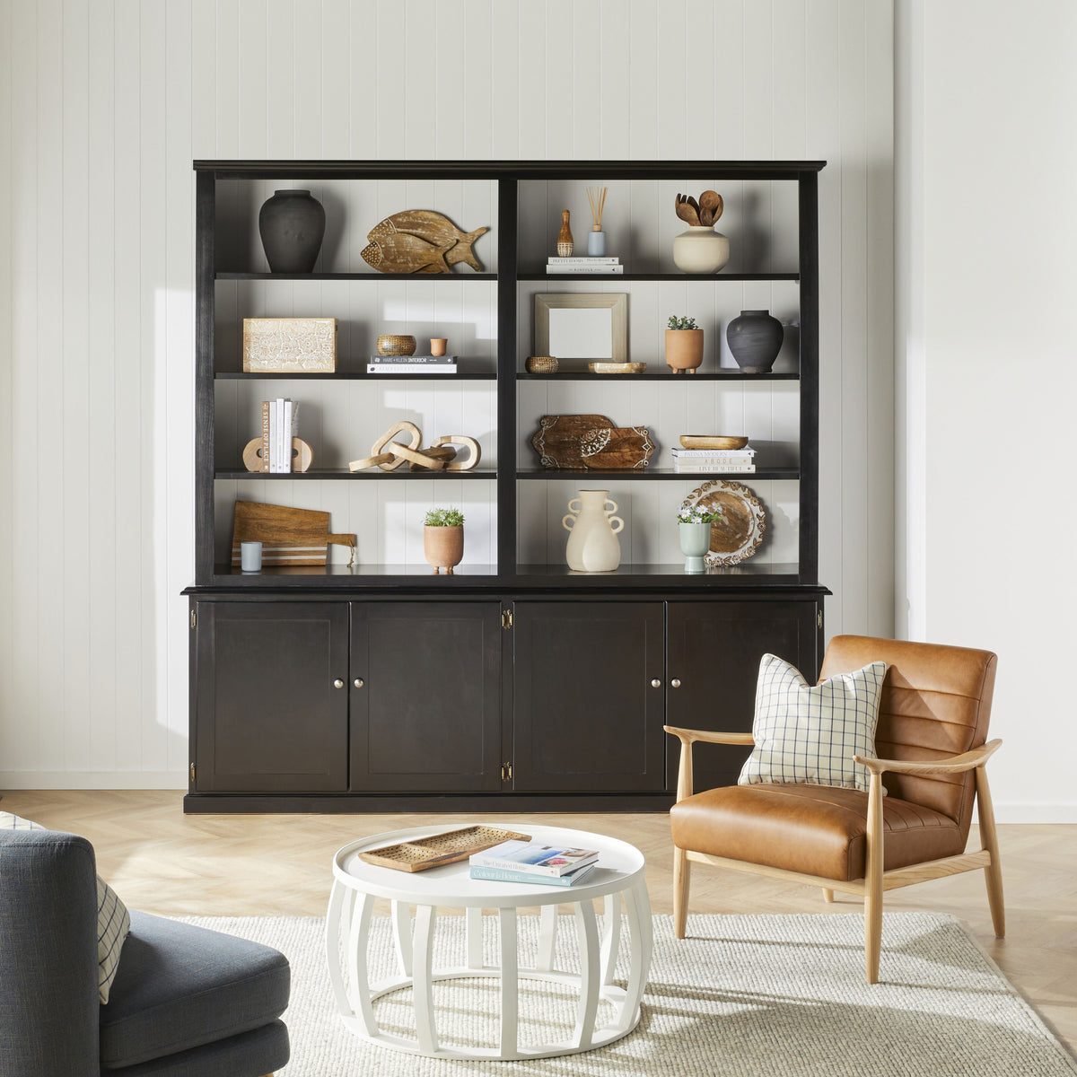 Ink Round Coffee Table White Early Settler NZ