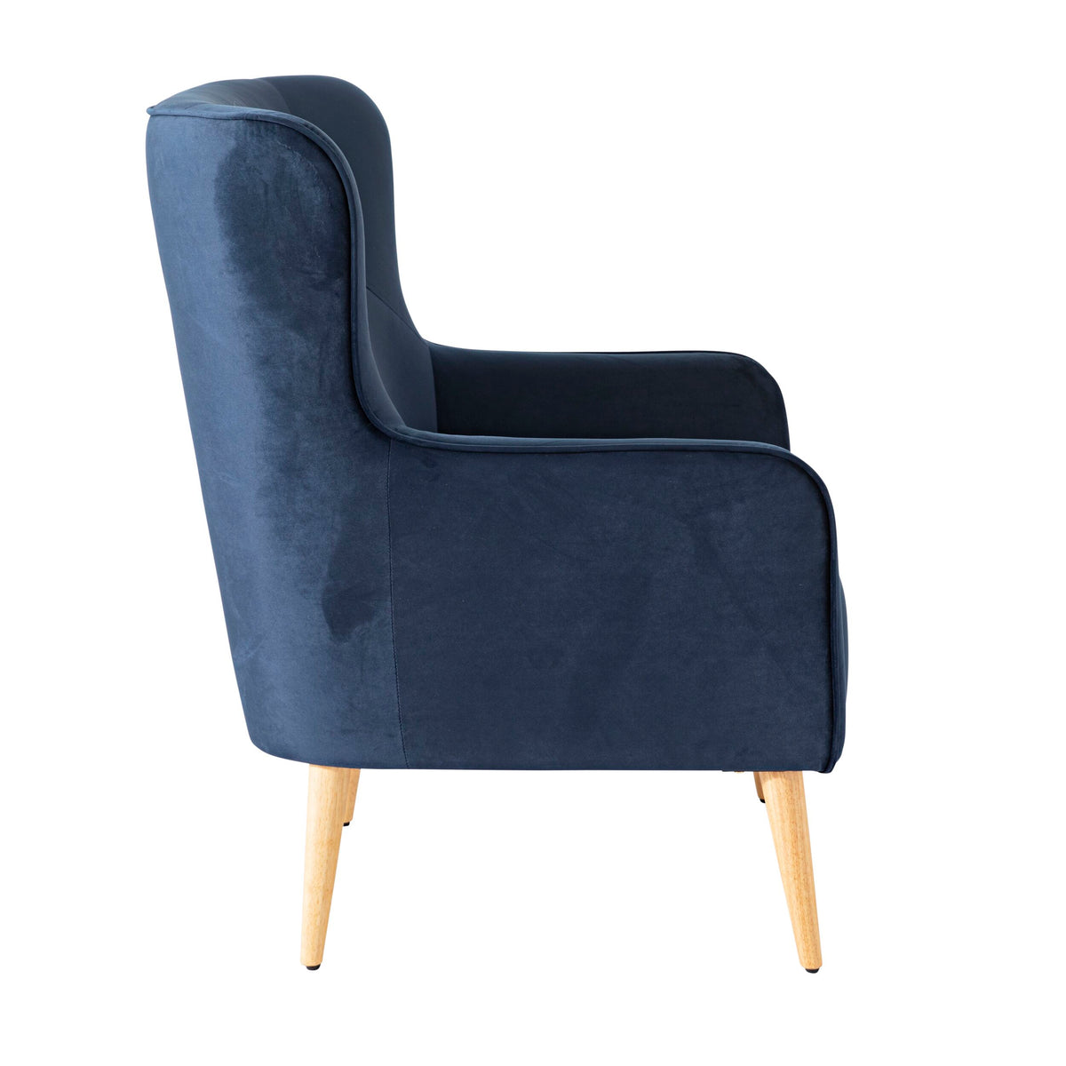 Quinn Velvet Armchair Midnight Early Settler NZ