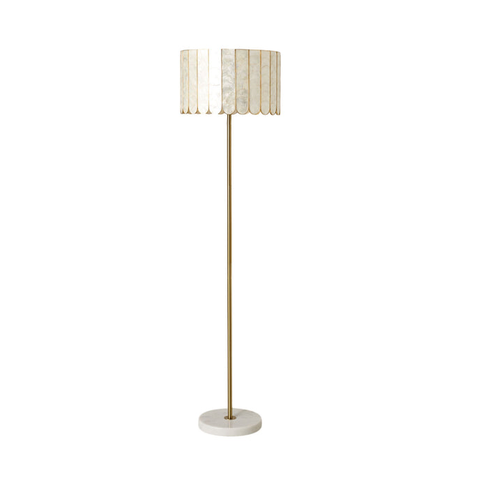 Chantelle Capiz Floor Lamp 156cm