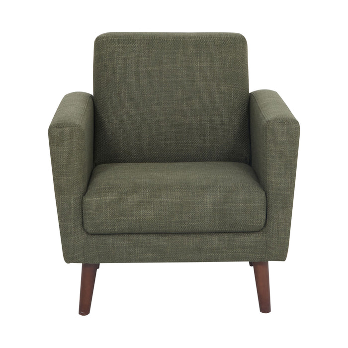 Frankie Armchair Olive Green Weave