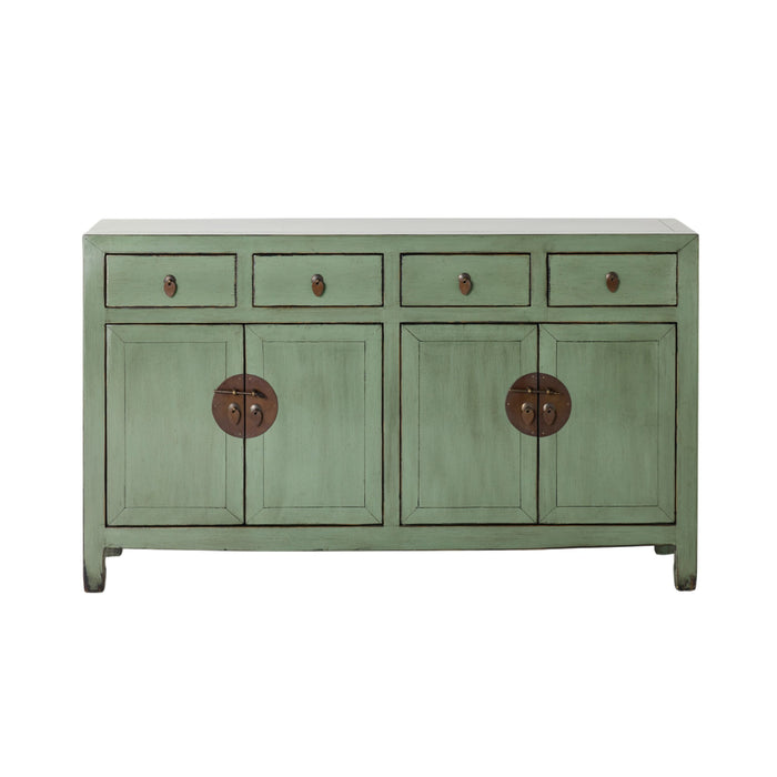 Sansha 4 Door & 4 Drawer Sideboard Sage Green