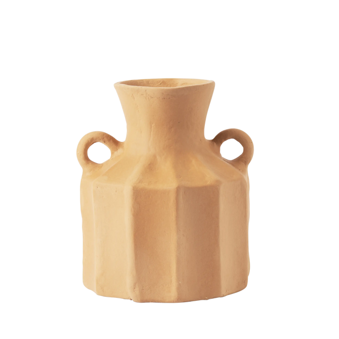 Mykos Paper Mache Amphora Vase