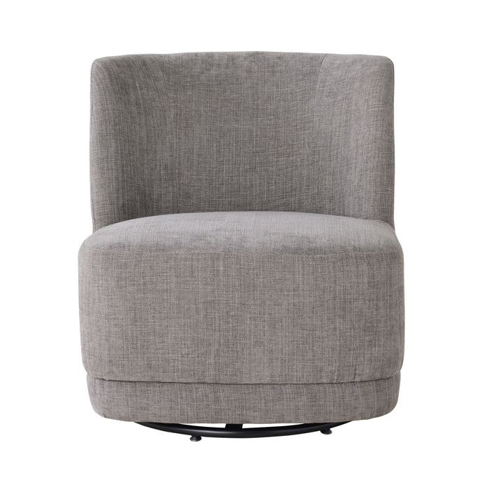 Amala Swivel Occasional Chair Granite Grey Weave