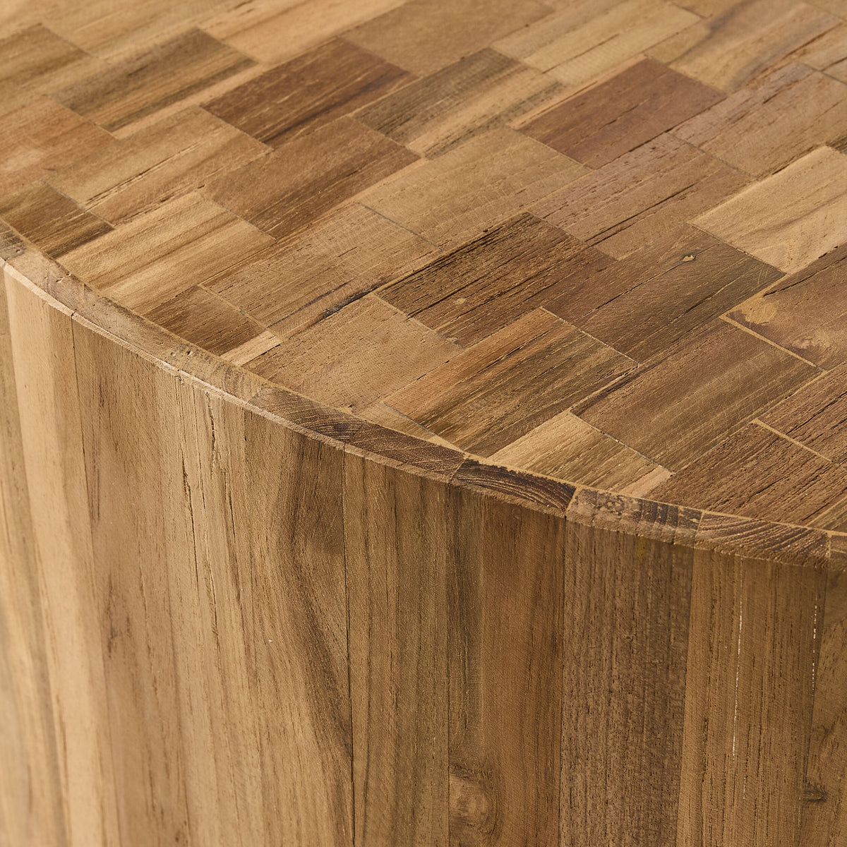 Kadara Reclaimed Teak Coffee Table 80cm – Early Settler NZ