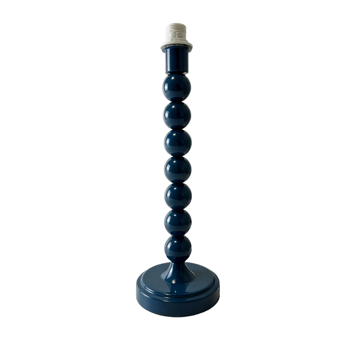 Carousel Metal Table Lamp Base Blue 31cm
