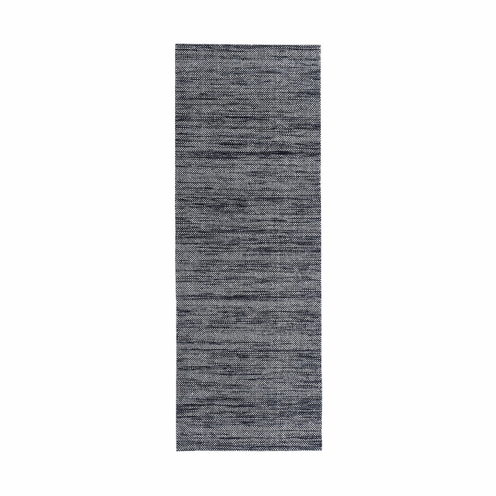 Charcoal Quartz Hand Loomed Black Runner 200x70cm