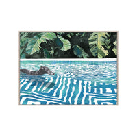 Cooling Off Framed Textured Print 120x90cm