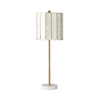 Chantelle Capiz Table Lamp 72cm