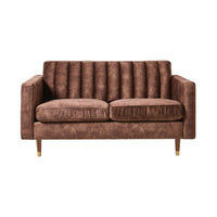 Stitch 2 Seater Sofa Haven Chocolate