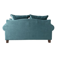 Lisette 2.5 Seater Velvet Sofa Aura Emerald