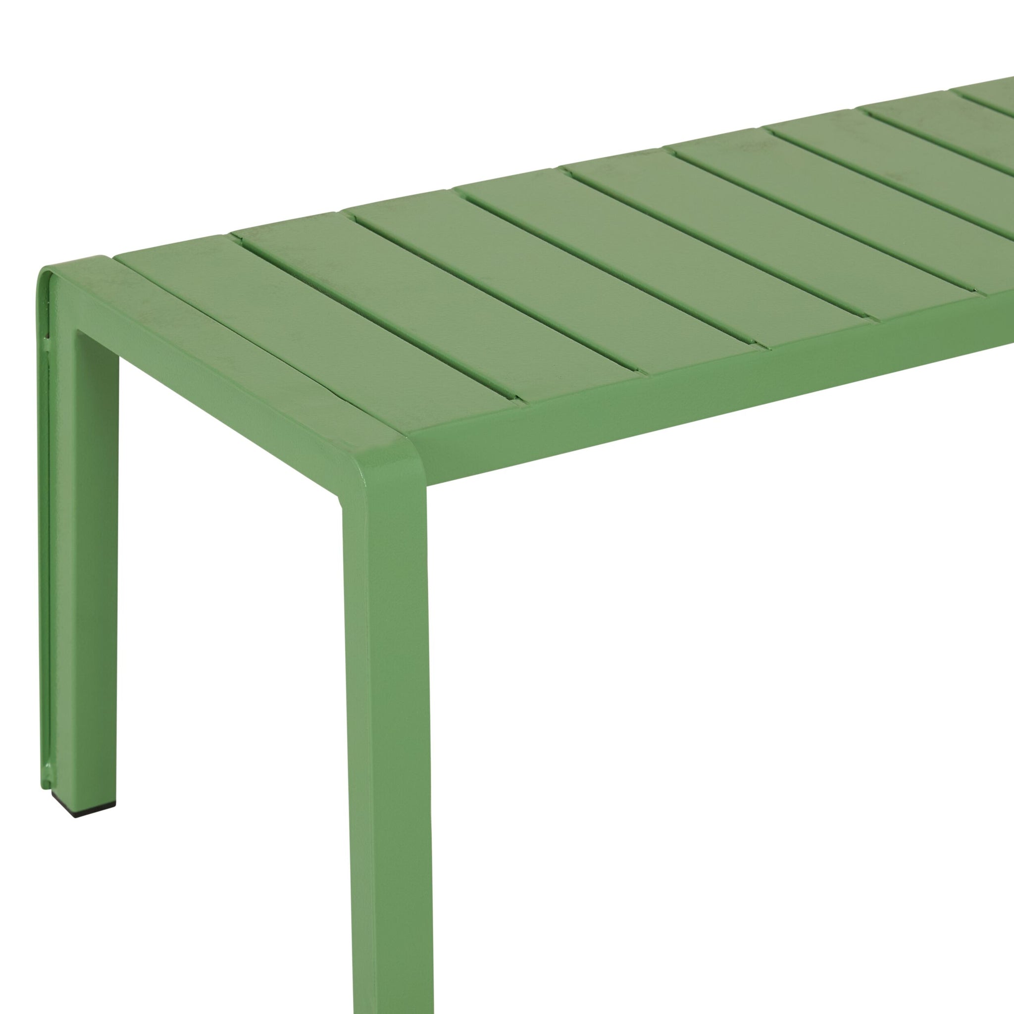 Kids Kace Rectangle Bench Bright Green