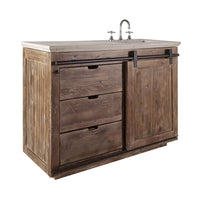 Clare Sliding Barn Door Single Vanity