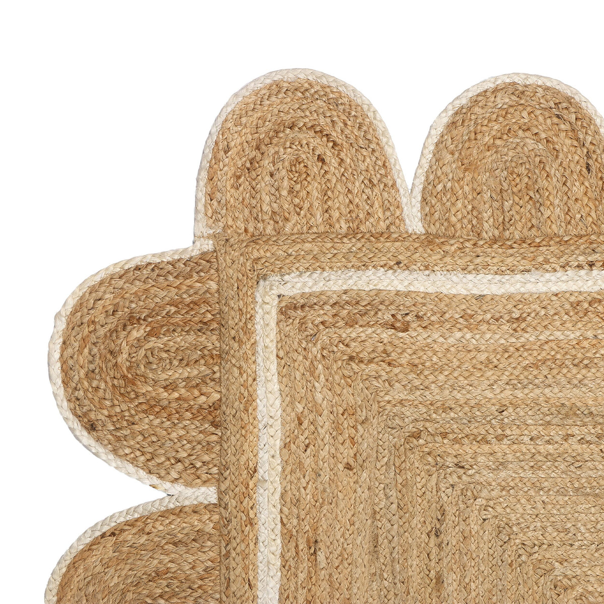 Granada Scalloped Jute Rug 150x240cm