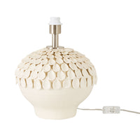 Petra Table Lamp White Base Only 30x27cm