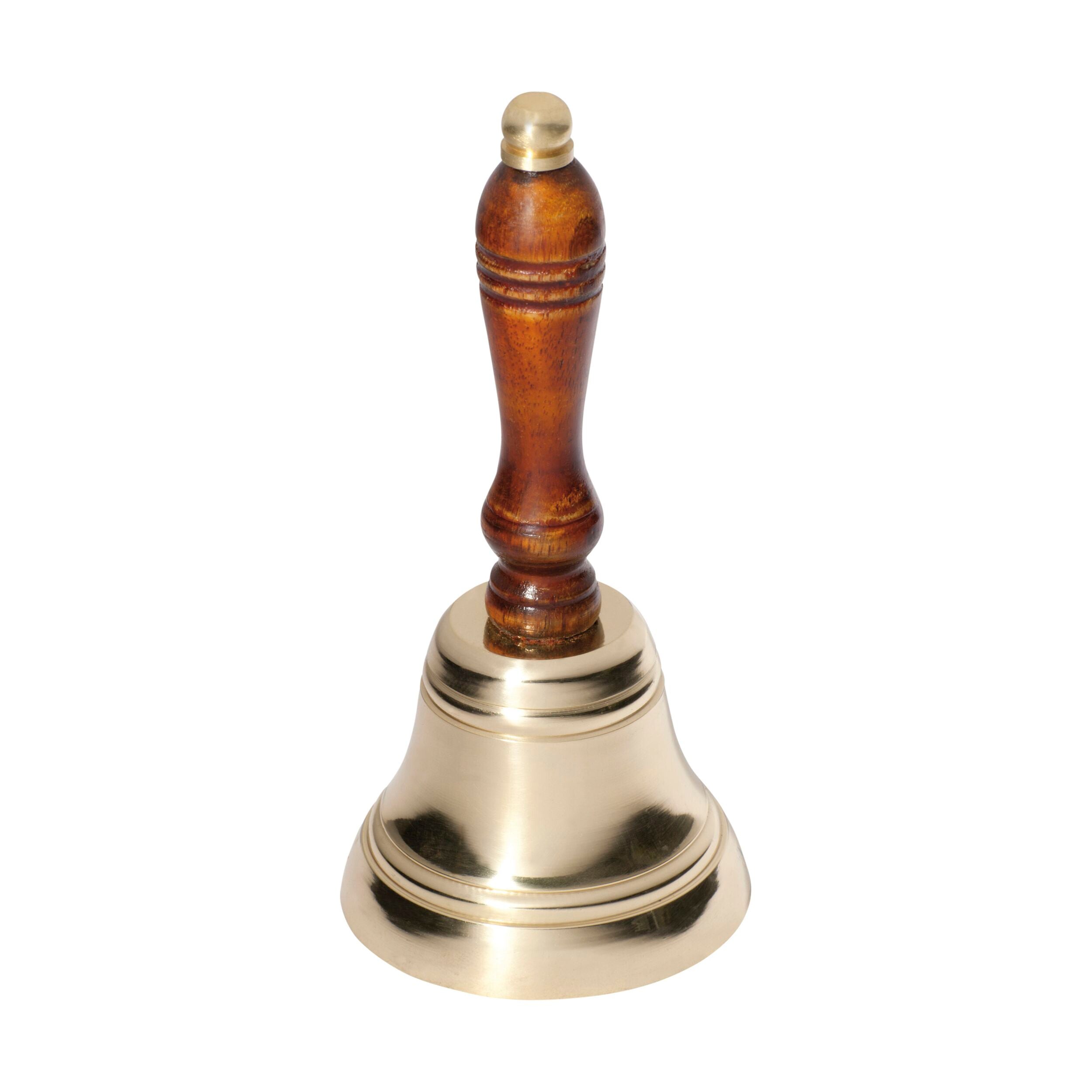 1294 Hand Bell Polished Brass D100mm