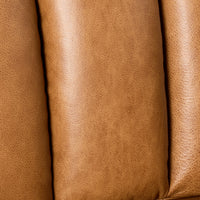 Stitch Leather Armchair Dakota Saddle