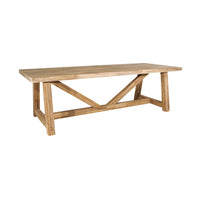 Antigua Dining Table 255cm with 2 Antigua Benches Package