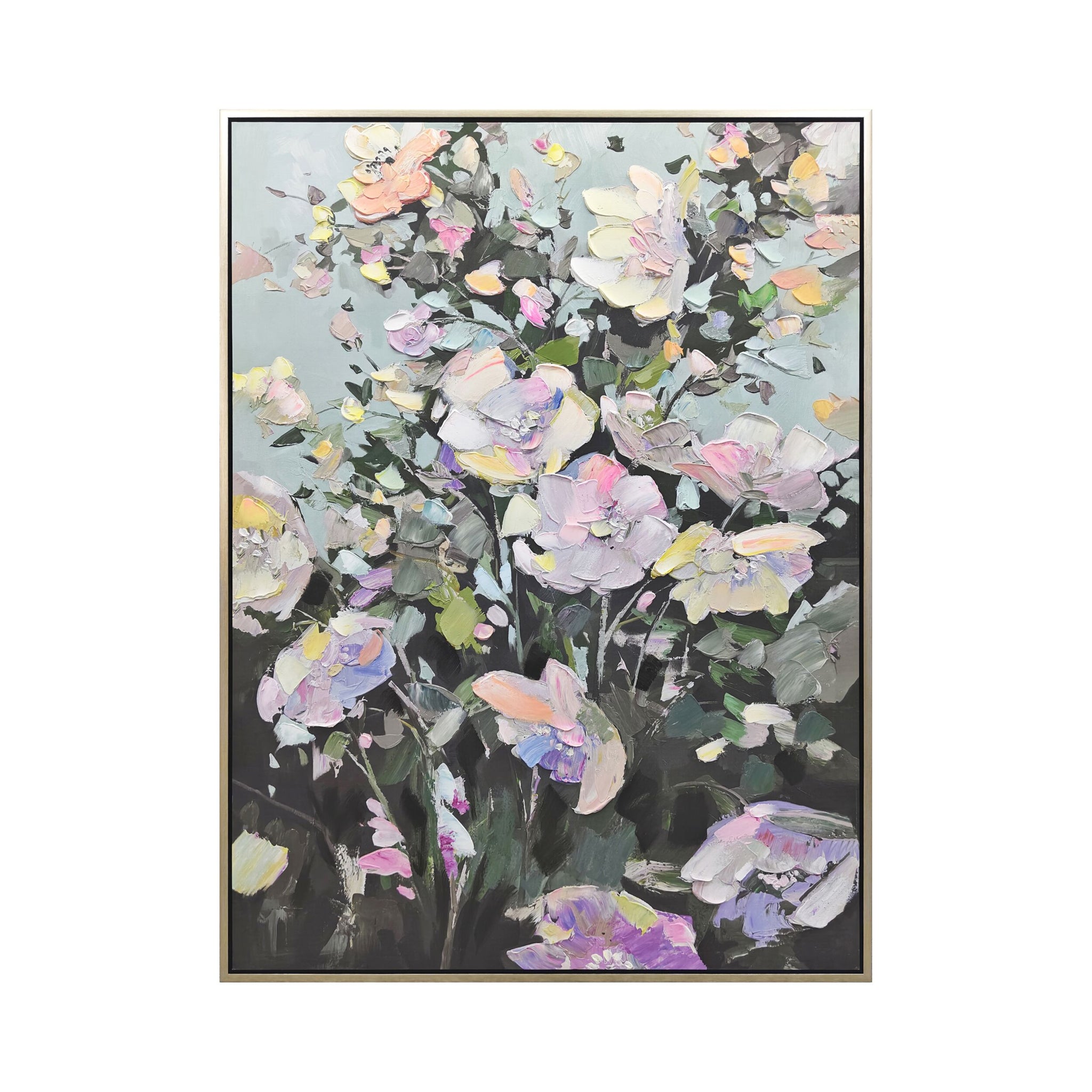 Secret Garden Framed Textured Print 120x160cm