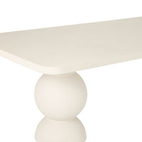 Bea Dining Table 240cm Ivory Stone