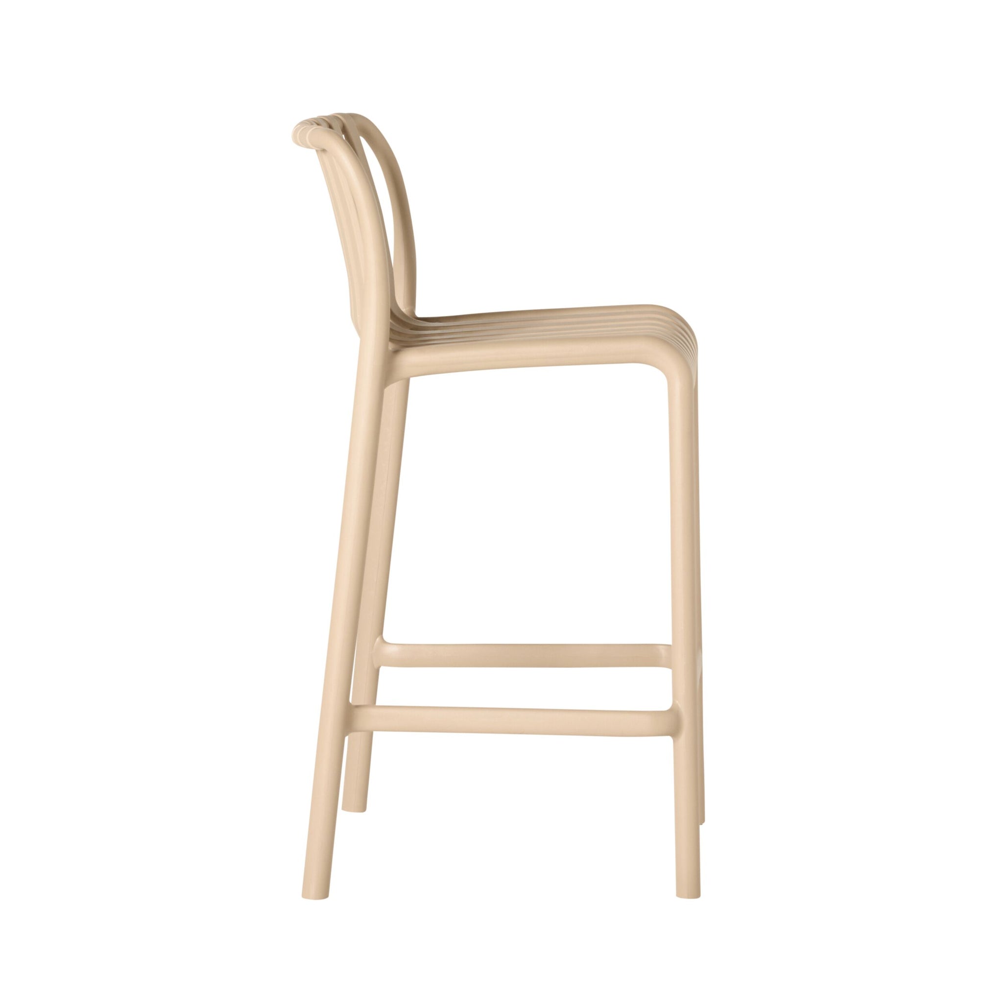 Jesi Bar Stool Taupe