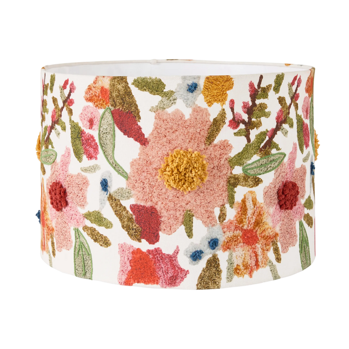 Embroidered Bloom Shade Multicoloured 45cm