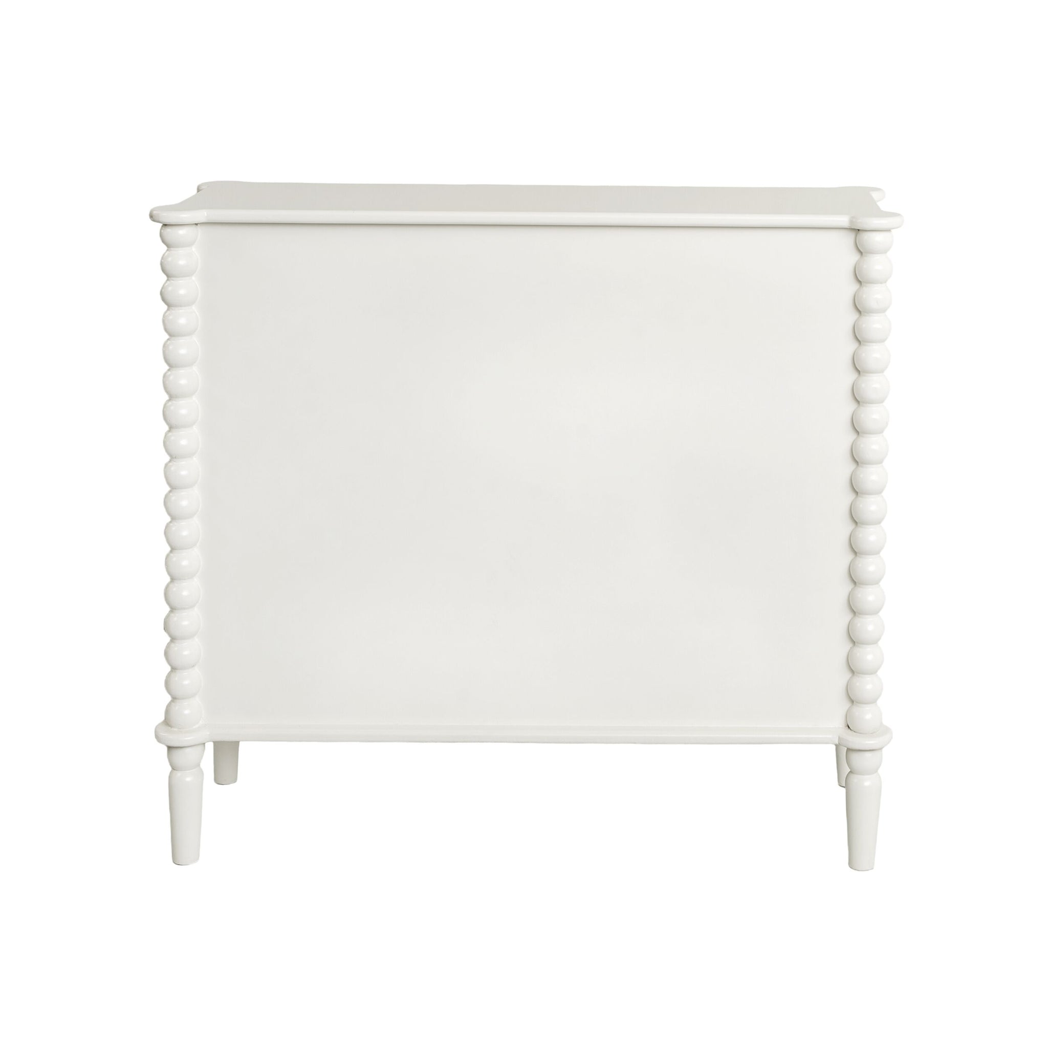 Maisie Small Bookcase White 90x80 cm