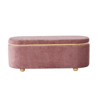 Sallie Storage Bench Cascade Blush
