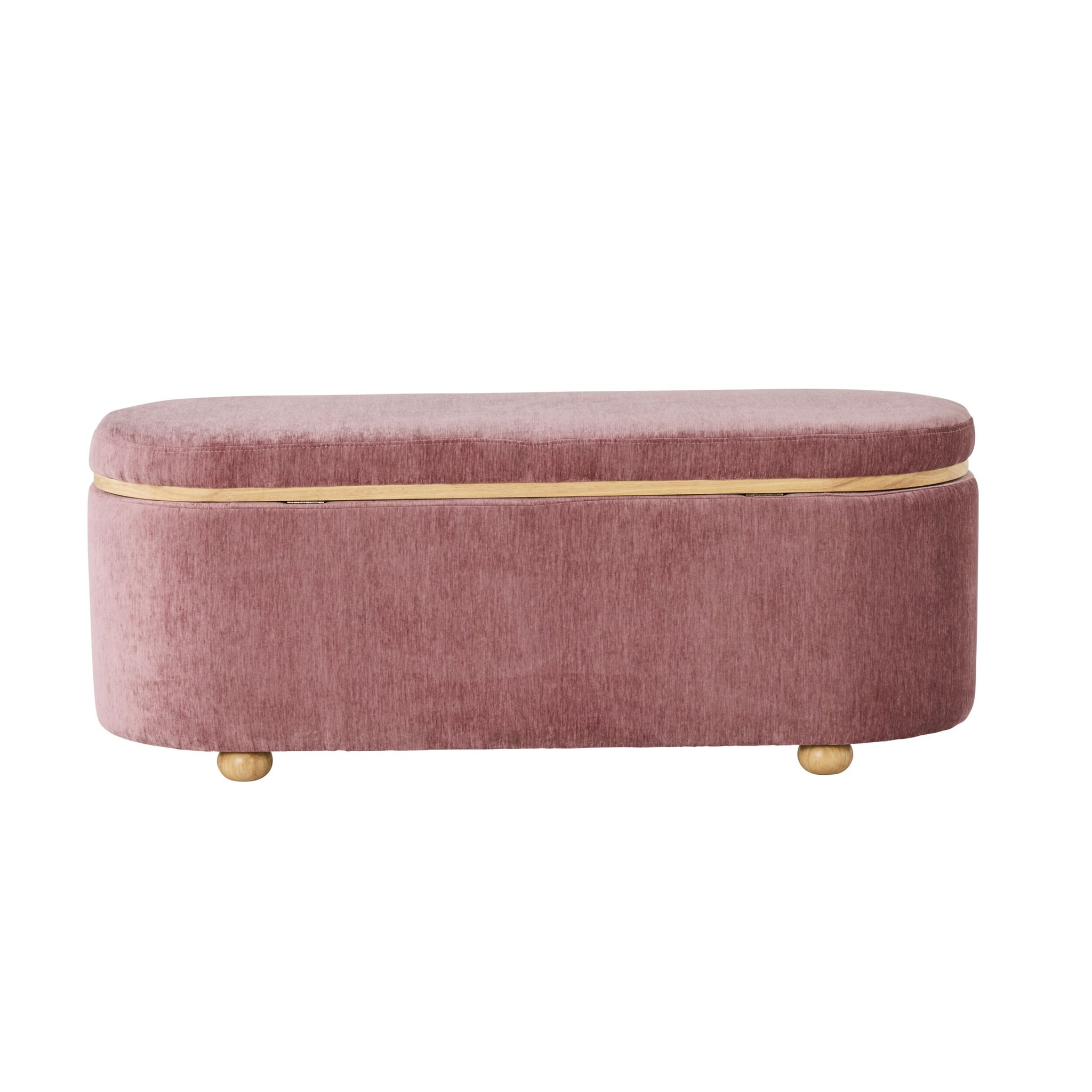 Sallie Storage Bench Cascade Blush