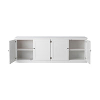 Armand 4 door Library Base 240 x 83cm White