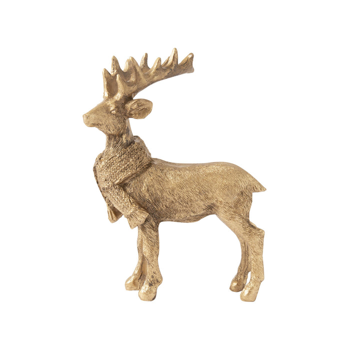 Heirloom Festive Christmas Deer Statue