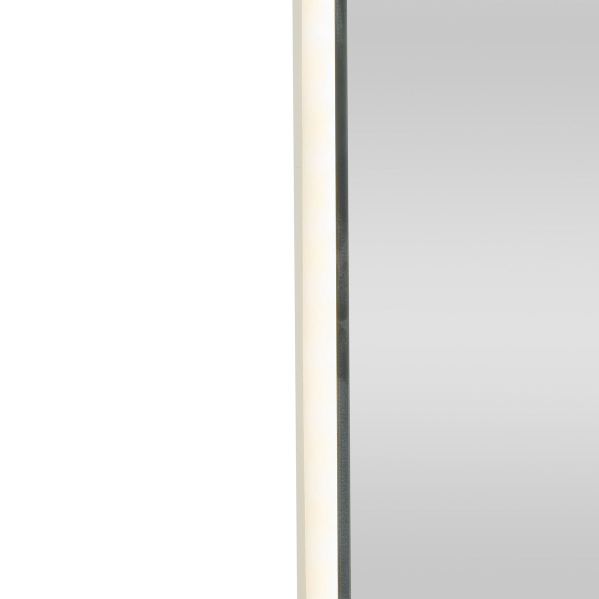Bowen Oval LED Vanity Mirror Silver 60x100cm
