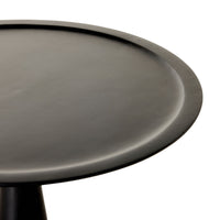 Jindi Round Side Table Black 38 x 51 x 38cm