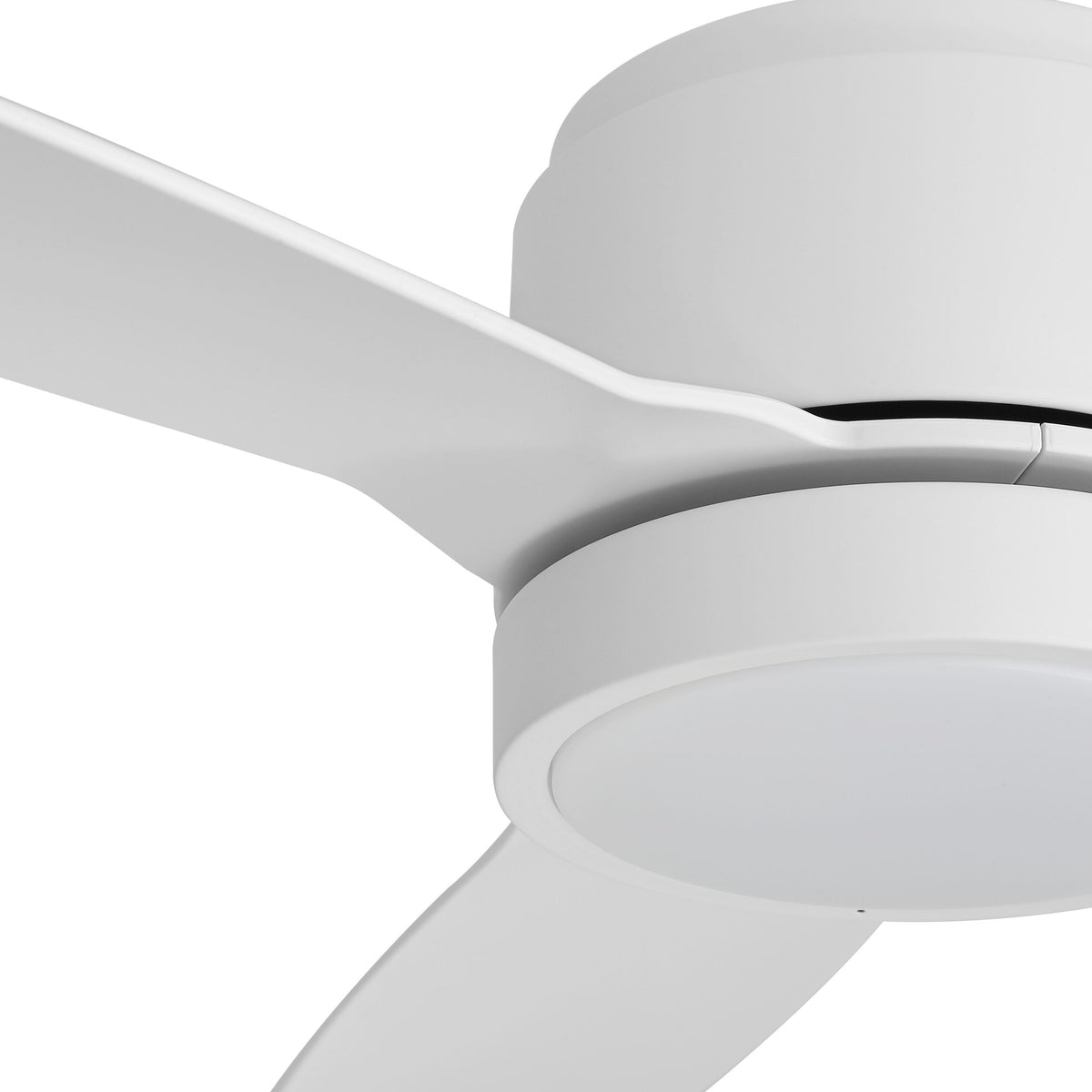 Solace 132cm Outdoor DC Fan - White with White ABS Blades