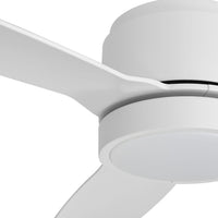 Solace 132cm Outdoor DC Fan - White with White ABS Blades