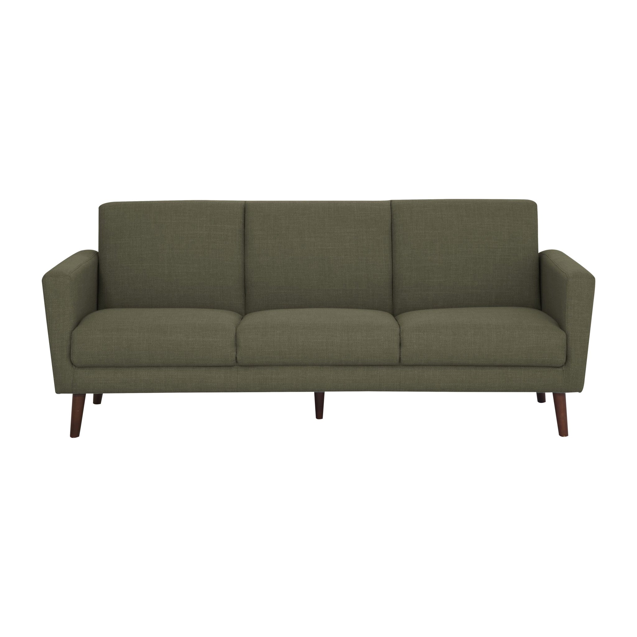 Frankie 3 Seater Sofa Olive Green Weave
